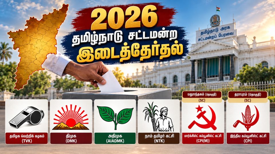 2026 தமிழ்நாடு சட்டமன்ற இடைத்தேர்தல்